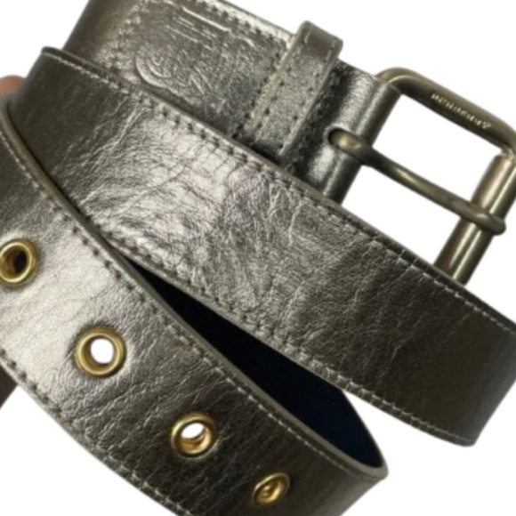 Burberry Metallic Belt London 36 90 made Italy leather main image 11